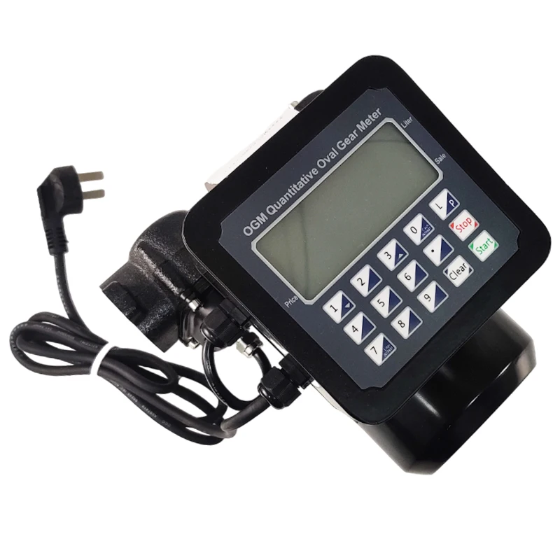 Portable 60LPM AC220V Large Flow Self Priming Electric Preset Diesel Fuel Transfer Pump with Receipt Printer