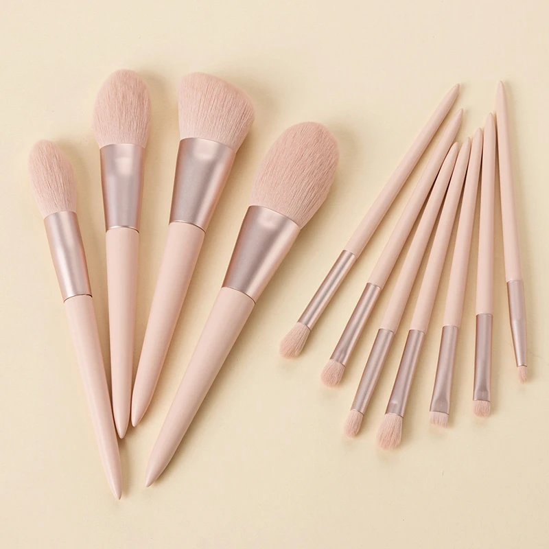 Star Wholesale War 24 Piece High Quality Professional Vegan Makeup Brush Custom Diamond Set 11Pcs Wood Pink Makeup Brush Set
