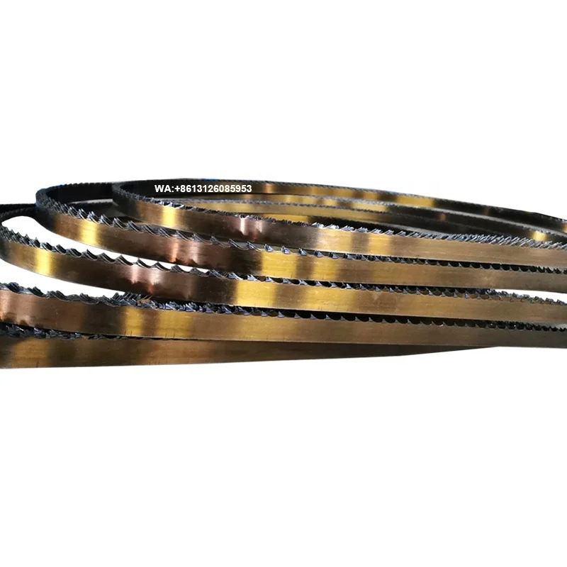 Wood Cutting Sawmill Bandsaw Blade Portable Sawmill Wide Wood Cutting Band Saw Blade For Woodworking