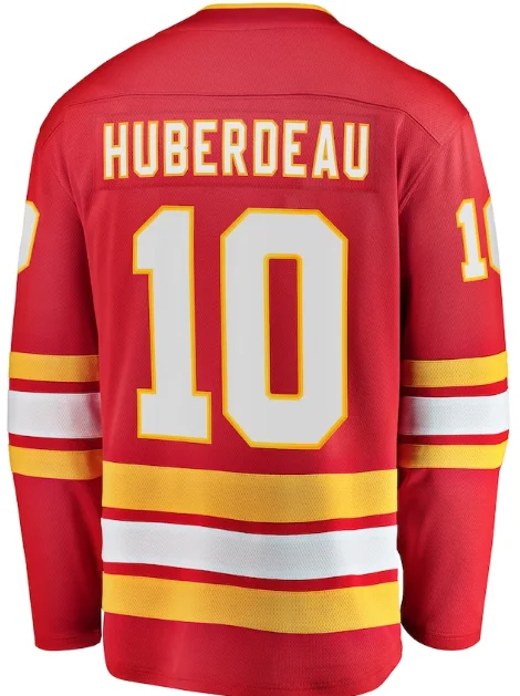 2024 New Stitched Ice Hockey Jerseys Calgary 10 Jonathan Huberdeau 91 Nazem Kadri 88 Mangiapane 28 Lindholm