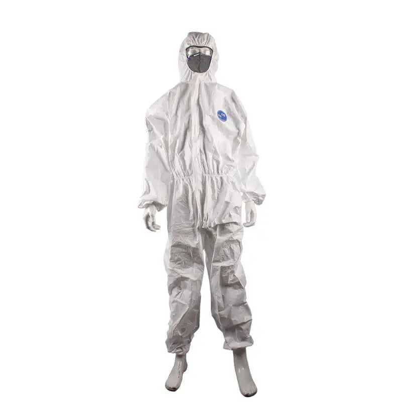 
Dupont Tyvek Fabric Jumpsuit Microporous Romper Disposable Coverall Protective Clothing 