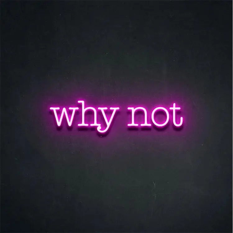 Acrylic board led light custom lighting up letters what if i fall  led neon sign for advertising home decor