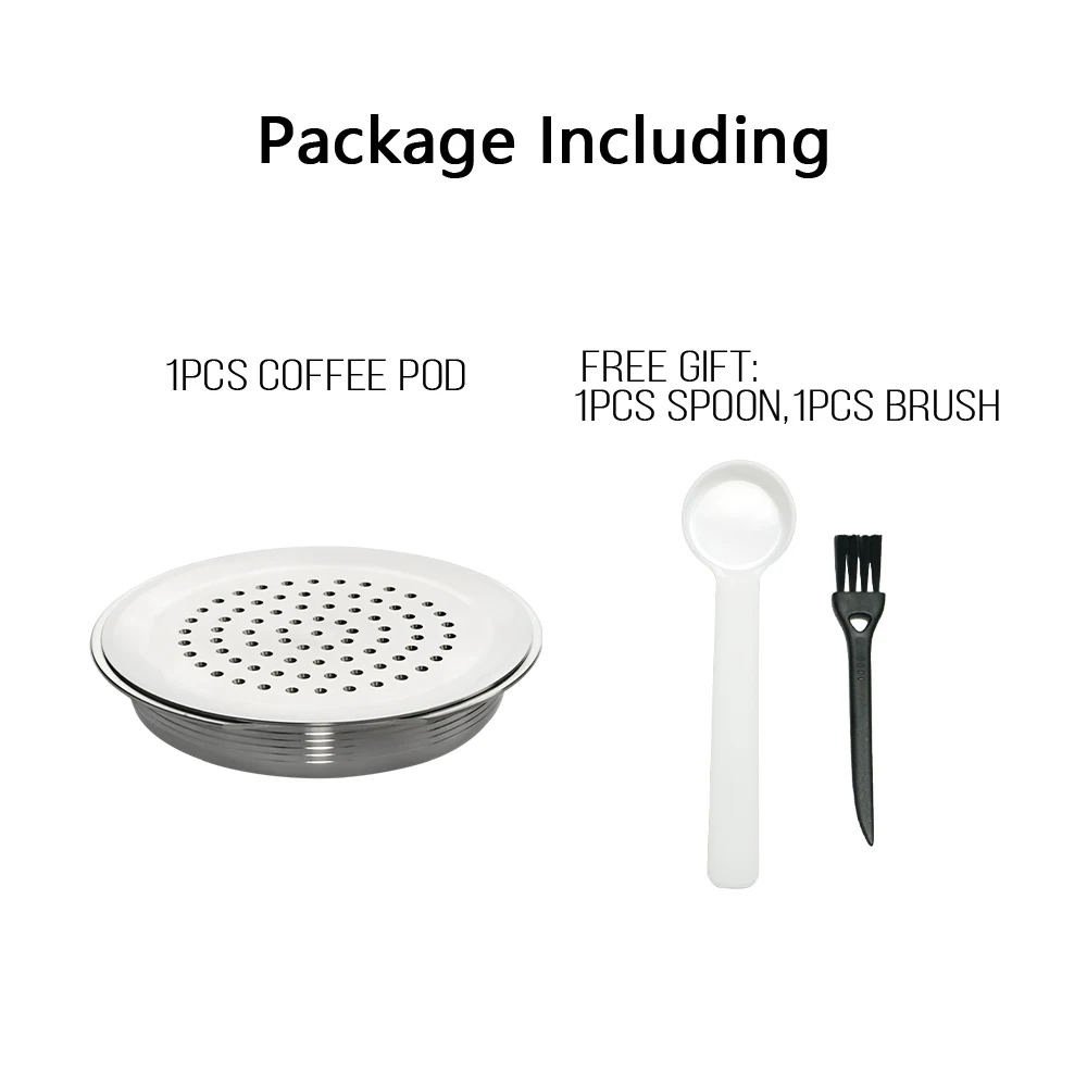 1Pod Set Hot Selling Reusable Coffee Capsule Stainless Steel Coffee Filter Coffee Cup Compatible With Senseo Espresso Machines