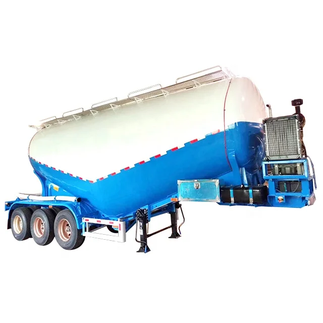 china brand factory direct heavy duty 3 axle cement bulker trailer tank bulk tanker semi trailer capacity for sale