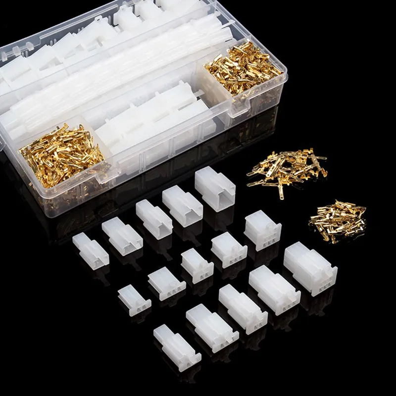 Motorcycle Car Electrical Connectors Terminal 2-8mm 2-3-4-6-9 Pin Wire 50 Set