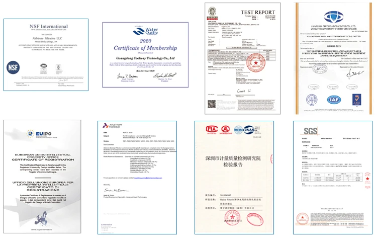 Factory Supplier Wholesale Price Of  Water Filter Cartridge With 10 Inch PP CTO UDF For RO Water Filter Purifier  System