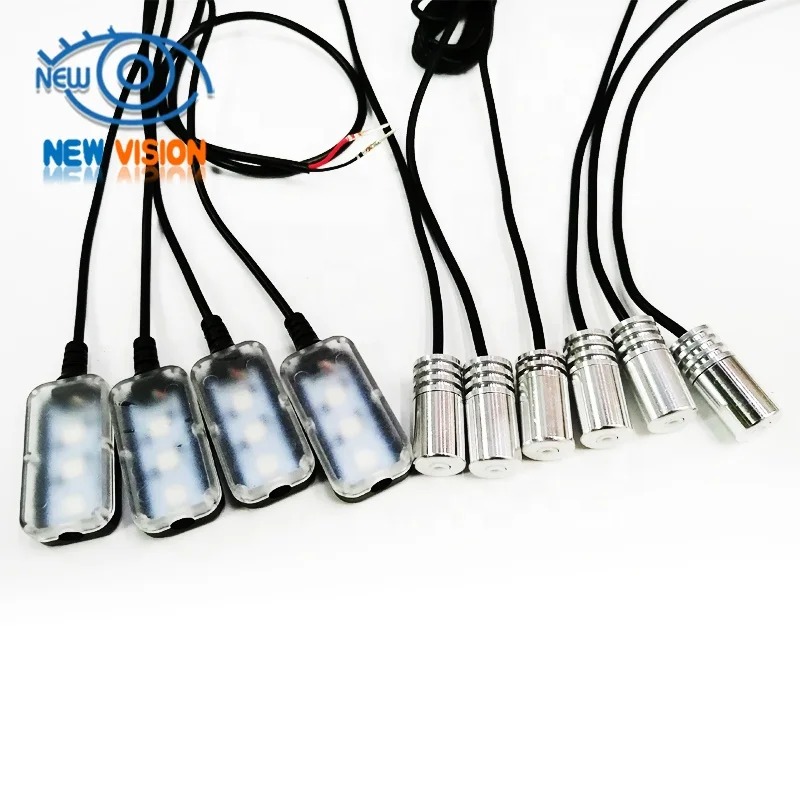 RGB Colors Car Interior Decorative Ambient Lighting System LED Handle Dashboard Foot  Lamp Strip Car Atmosphere Lights for Auto