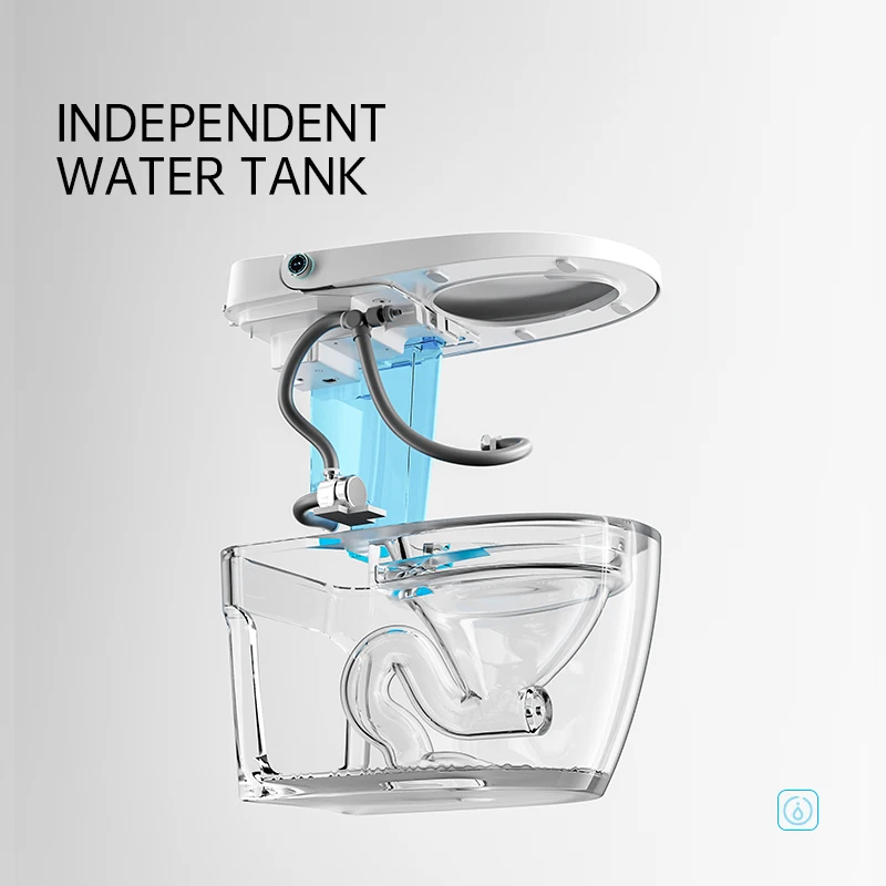Modern Style 951 Intelligent Smart Toilet Sanitary Ware Bathroom Automatic Toilet Instant Heating Auto Flush With Remote Control