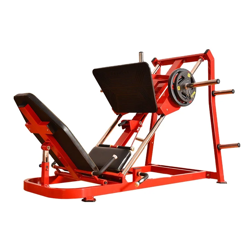 YW-1652 Commercial Gym Equipment Strength Training Weight Plate Loading Linear Incline Leg Press Machine 45 Degree Leg Press