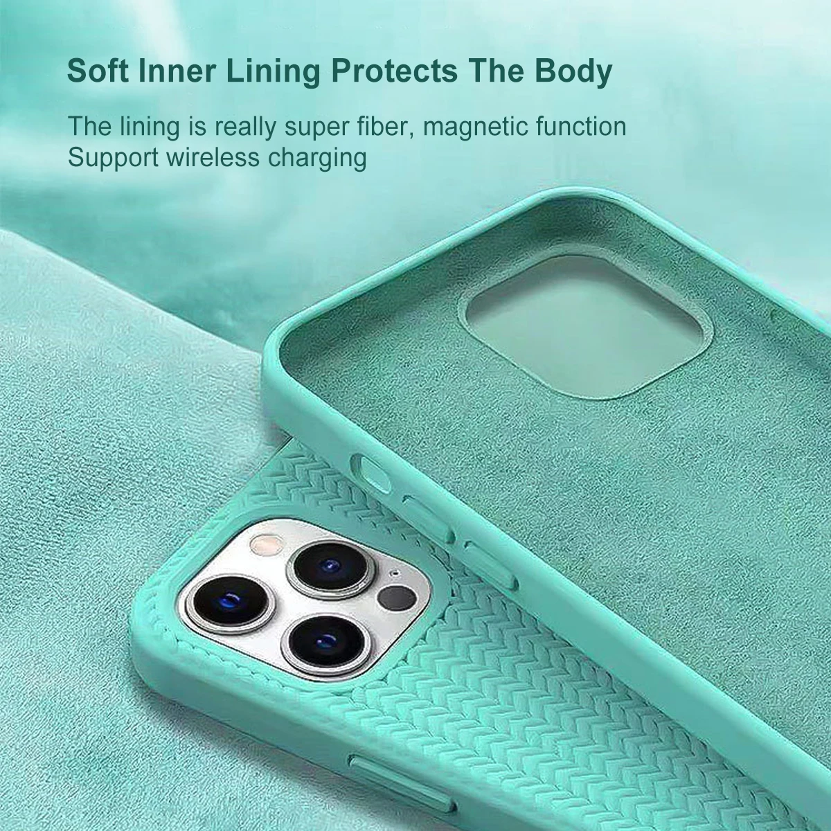 Eco Friendly Amazon Wholesale High Quality Black Rainbow Colorful Silicone PC Cell Phone Case for iphone 13 12