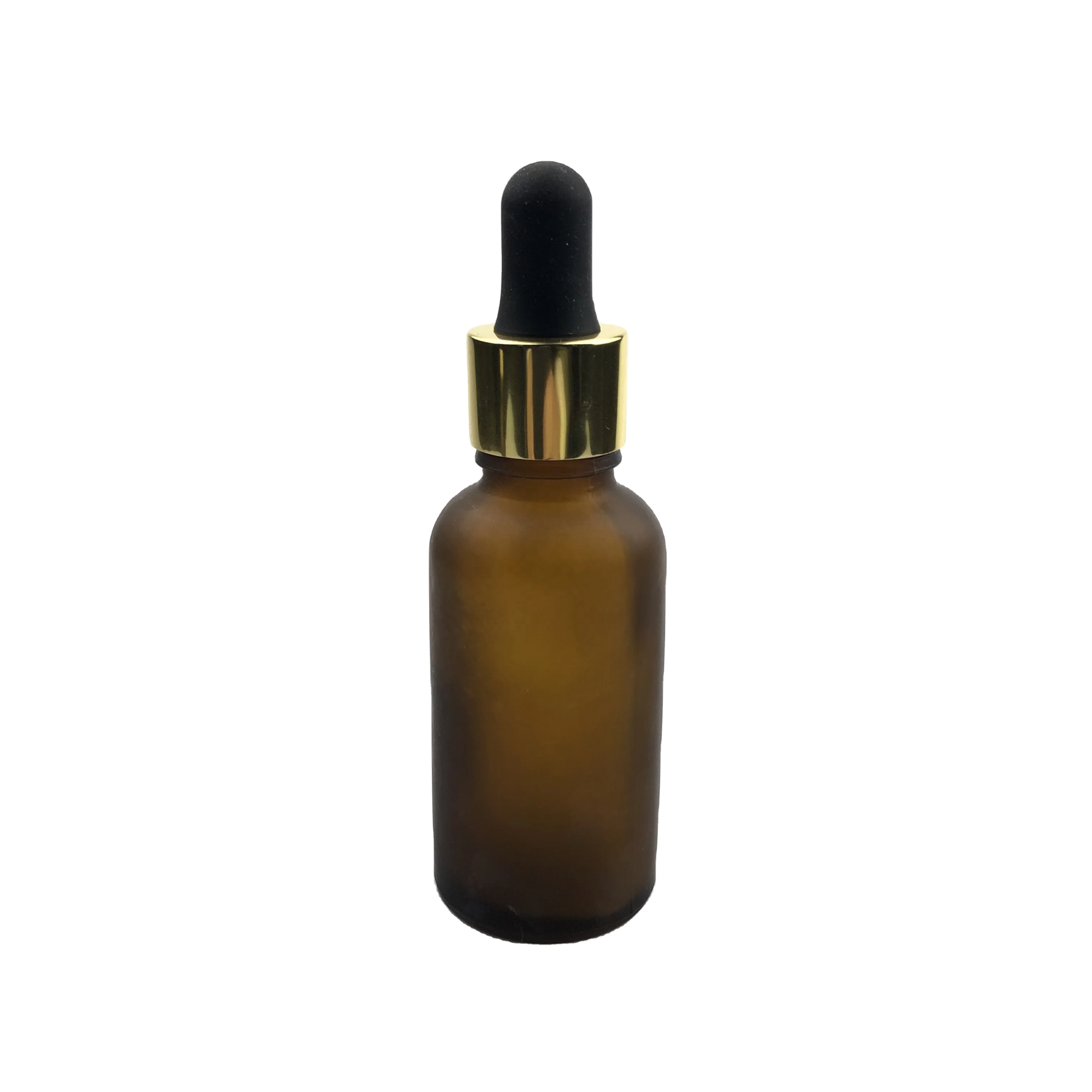 30ml glass amber frosted essential oil drop glass bottle