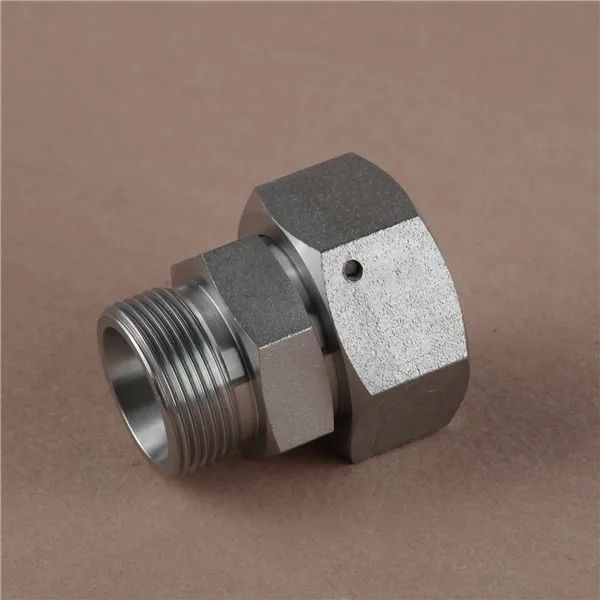 Metric Male & Female 60cone Seat Hex Blank Hydraulic Adapter 2D standard production