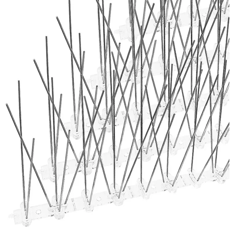 Индивидуальные пластиковые шипы из нержавеющей стали против птиц и голубей шип