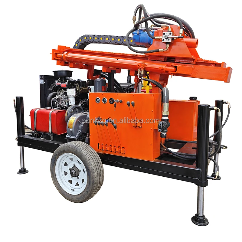 Hot Selling Max.200m pneumatic water well drilling rig
