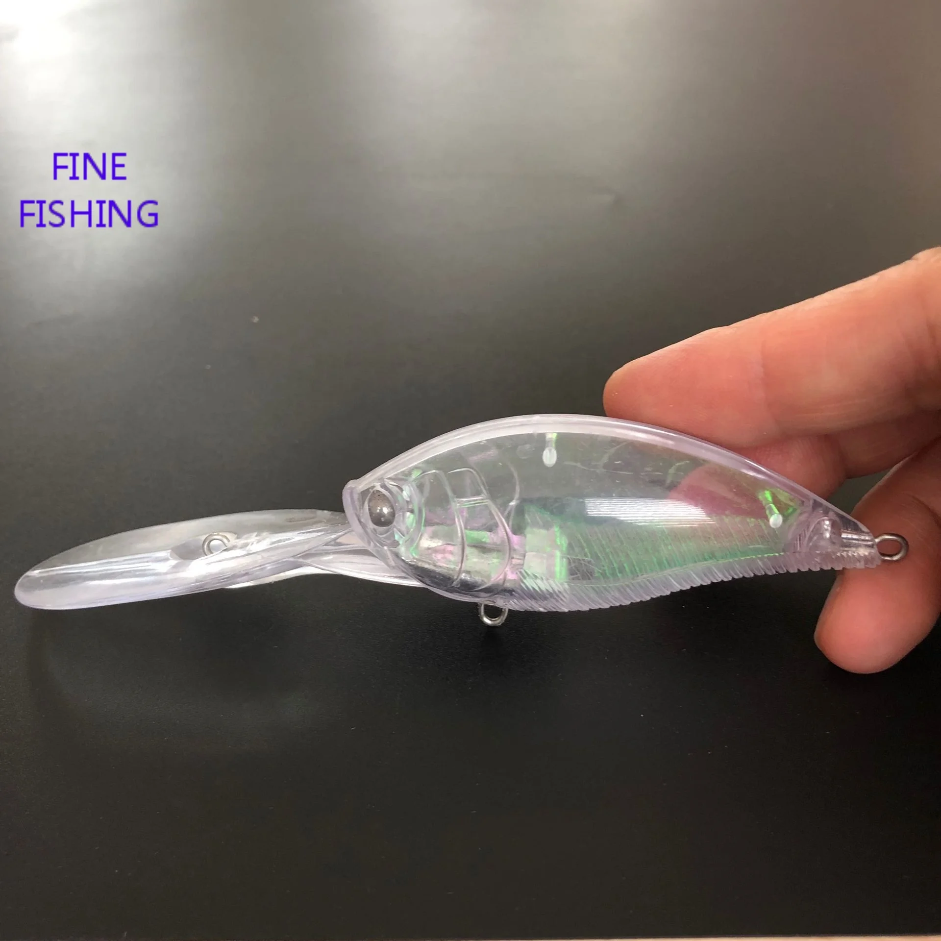 Unpainted fishing lure 120mm 19.2g blank crankbait lure body 8333#