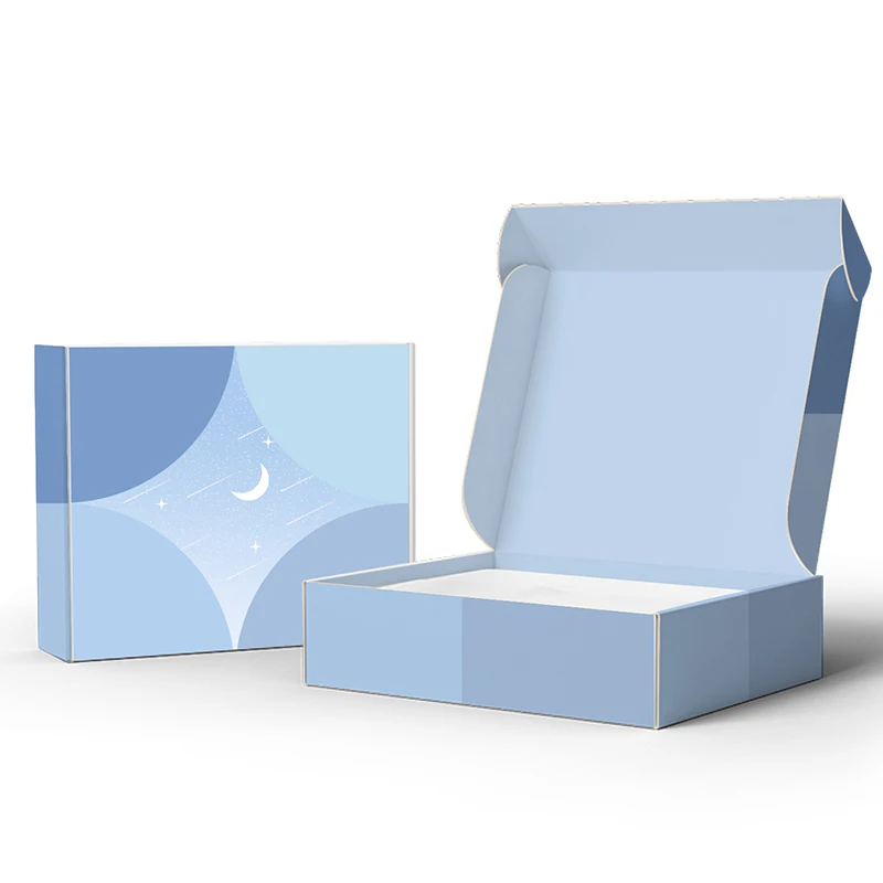 HXD Custom Biodegradable Eco Friendly Shipping For Shoes Clothing Velvet Inside Packaging Mailer Box