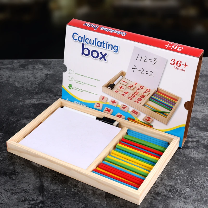 2024 New Calculating box Intelligence Stimulation Math Game Enhanced Mathematical Ability Artifact Toys For Kids Boys Girls