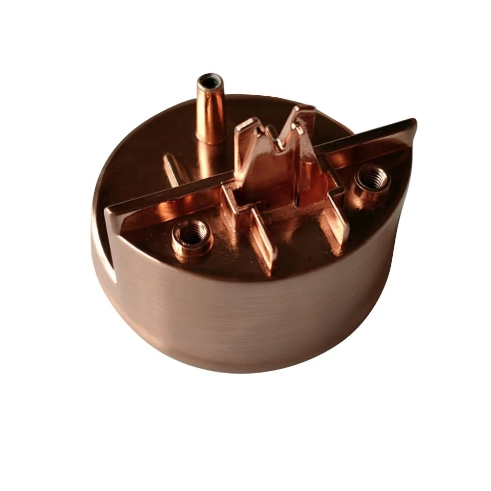 Customized Rose Gold Color PVD Plating Zinc Alloy OEM Die Casting Part