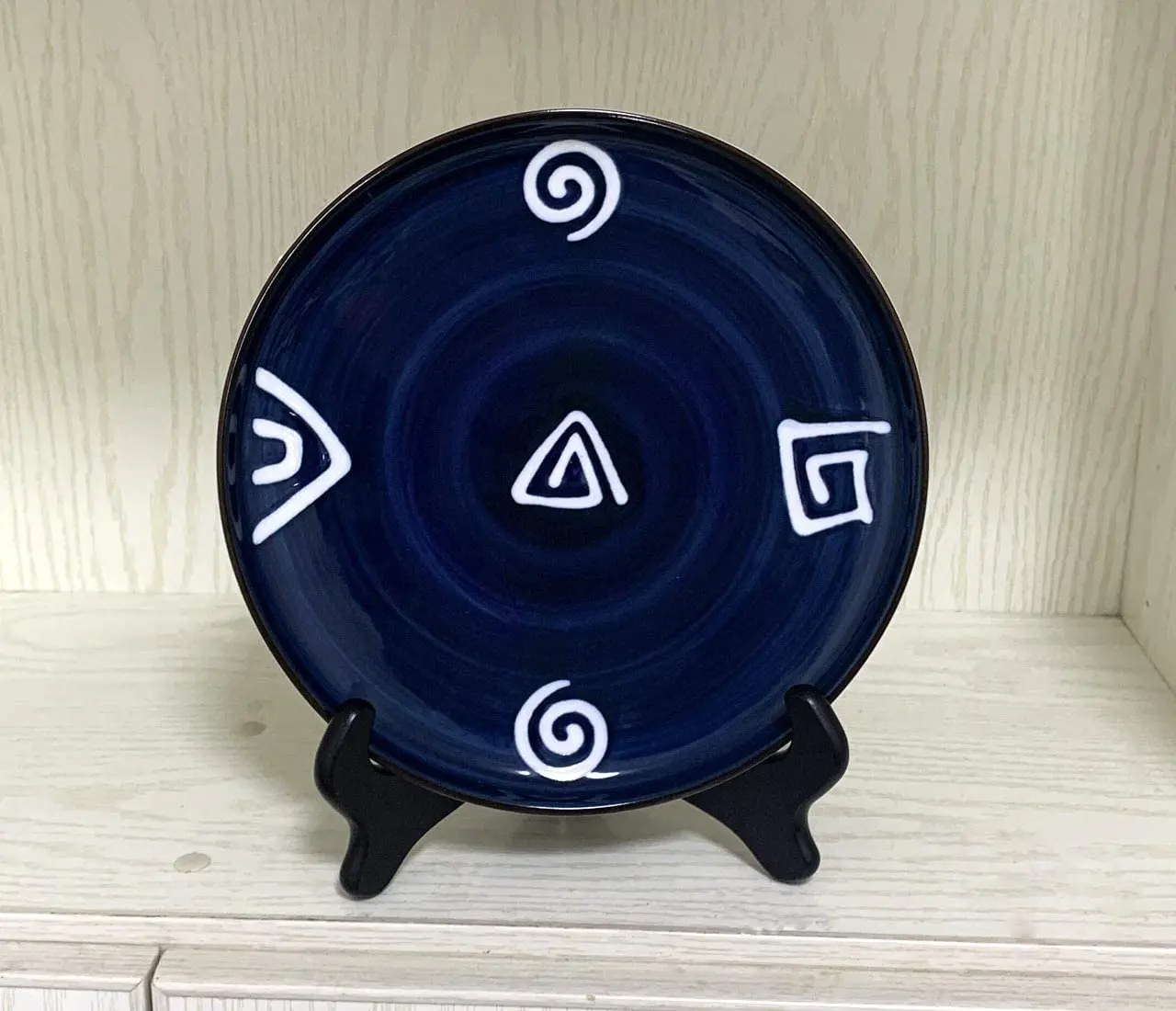 Plate Wood Display Stands Easel Black Wood Holder Decorative Wood Library Decor for Display Picture