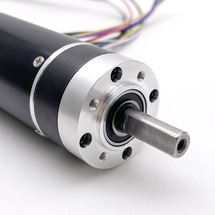 brushless gearmotor engine 24vdc 12vdc 36mm custom gearbox shaft driver encoder micro bldc motor