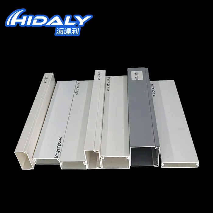 High quality All sizes d line Cable Trunking s/round wire raceway/floor Cable cover light duty