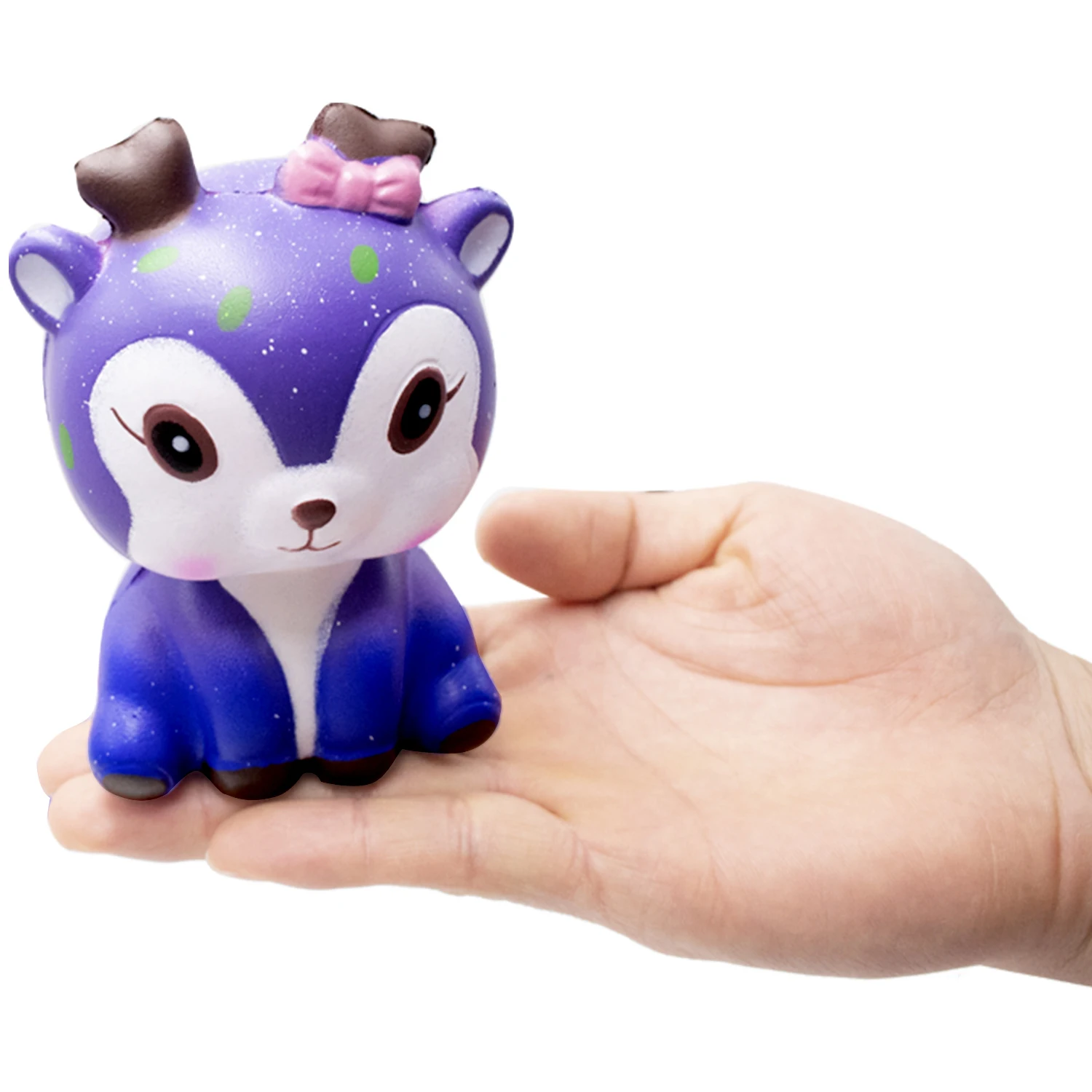 Kawaii starry sky fawn elk deer puni maru squishy scented jumbo toys foam manufacturer squishies animals SQUISHY TOY
