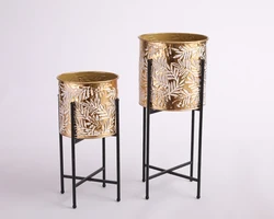 Metal decoration flower rack gold flower restaurant decoration flower rack