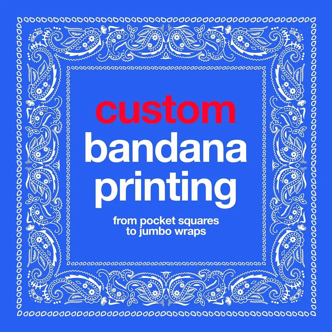 custom silk bandana printed classic logo cotton bandana custom design multifunctional colourful satin bandana for men