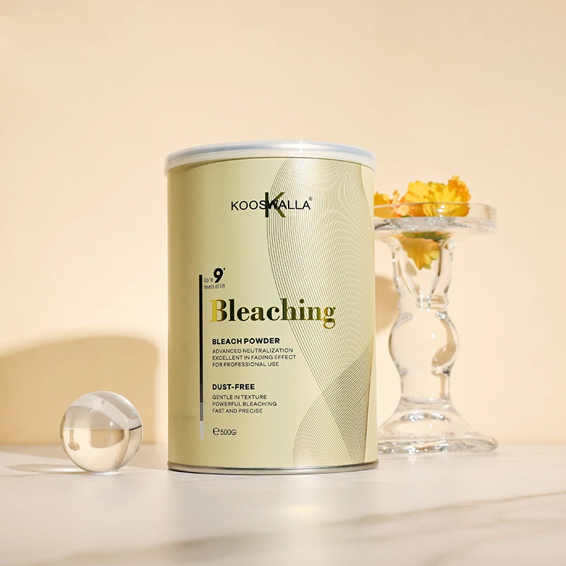 Private Label Salon Professional Use Dust Free Change Hair Color Blue Bleaching Powder