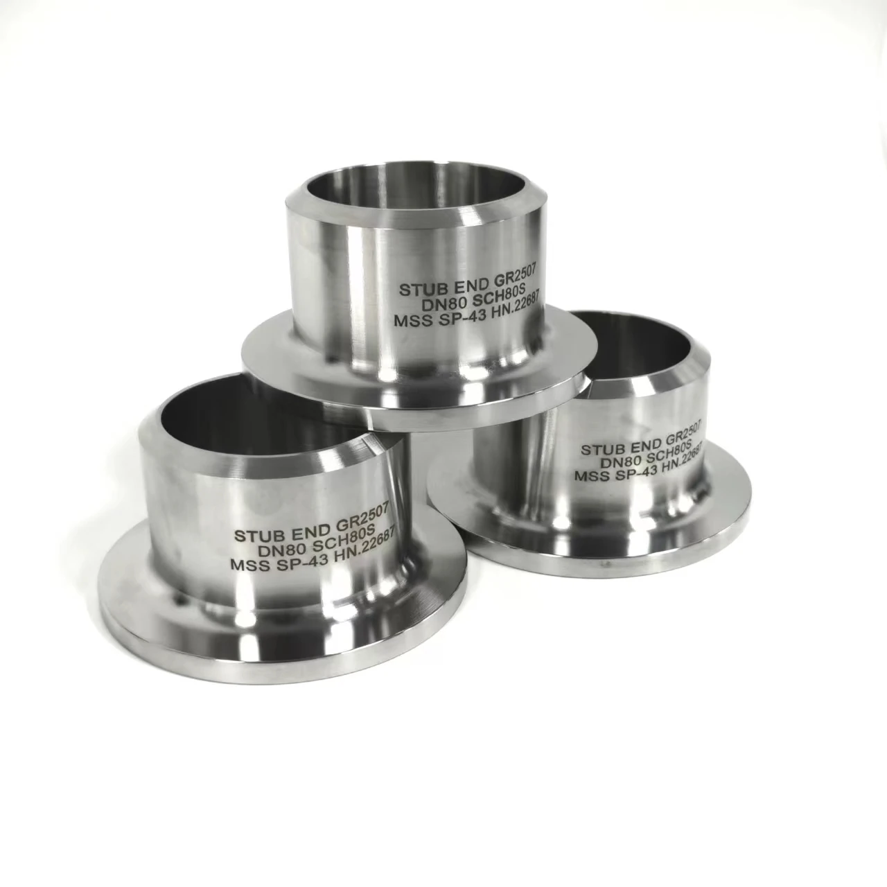 MSS SP-43 2205 2507 Super Duplex Stainless Steel Lap Joint Stub End