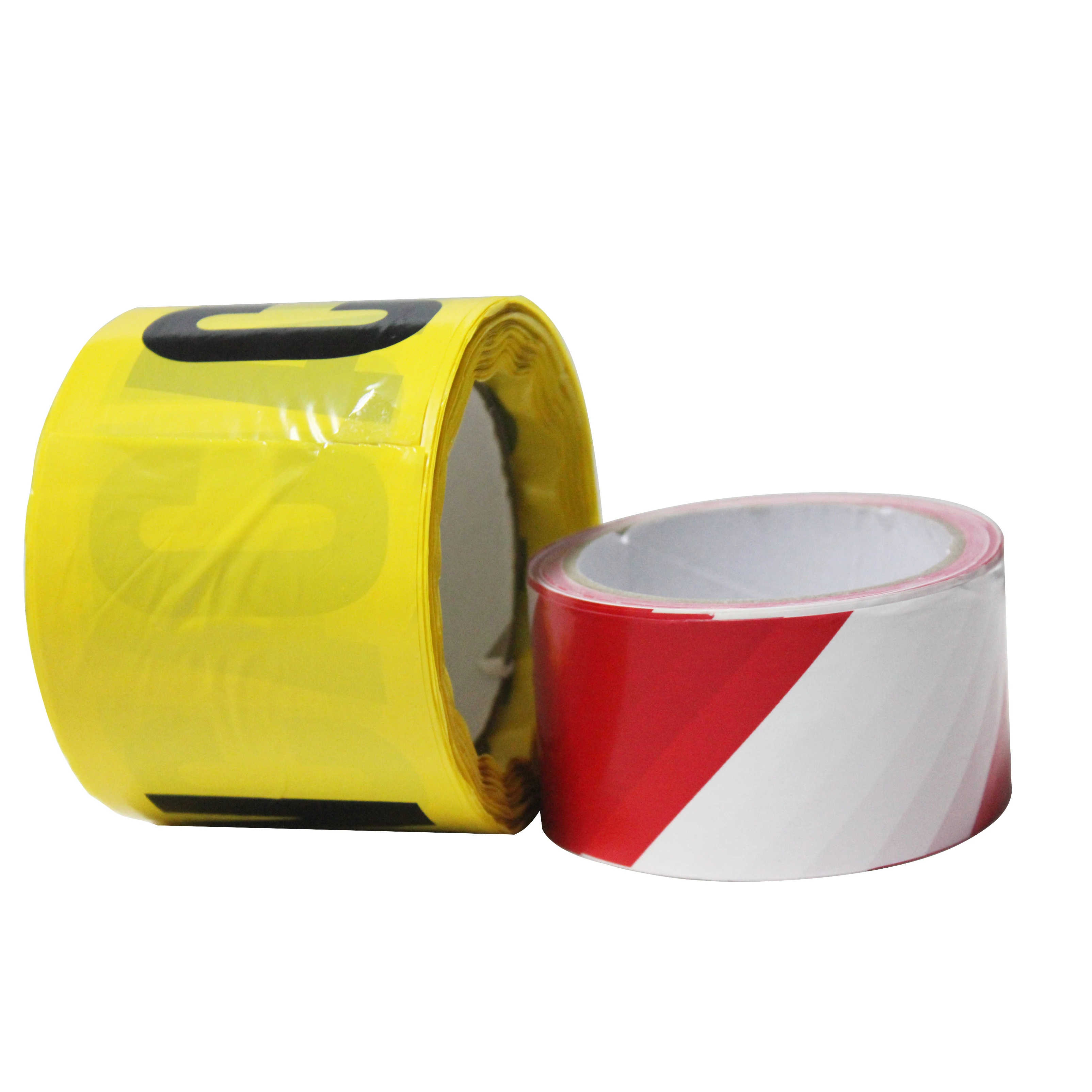 No Adhesion PE Detectable Red Cordon Off Warning Tape for Underground Cable Safety Protection