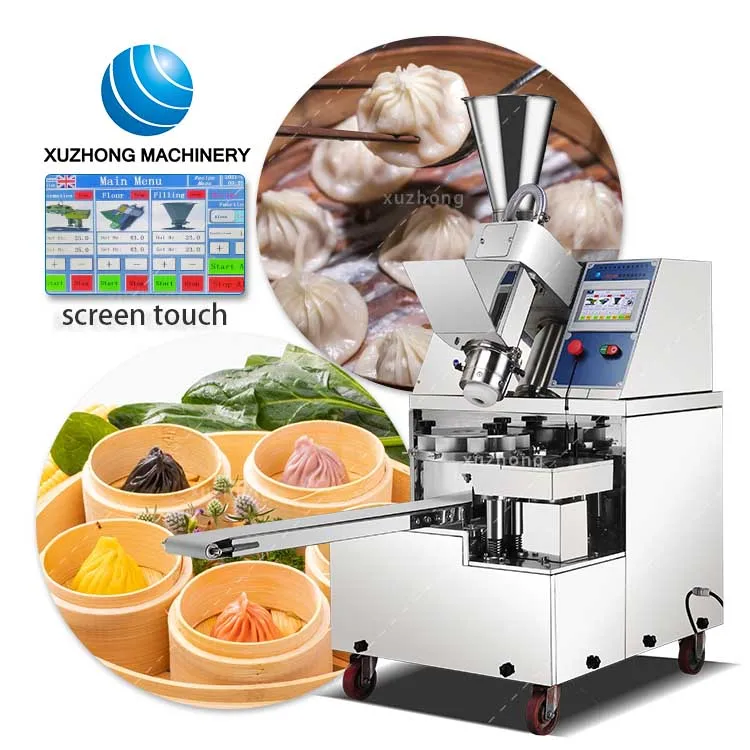 High Efficiency Xiao Long Bao Machine Automatic Momo Soup Dumpling Nepali Momo Making Machine Grain Product Making Machine