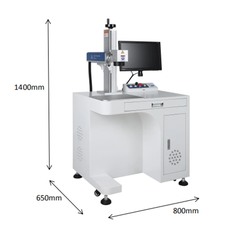 Factory outlet cattle animal ear tag bird pigeon ring printing desktop fiber laser marking machine