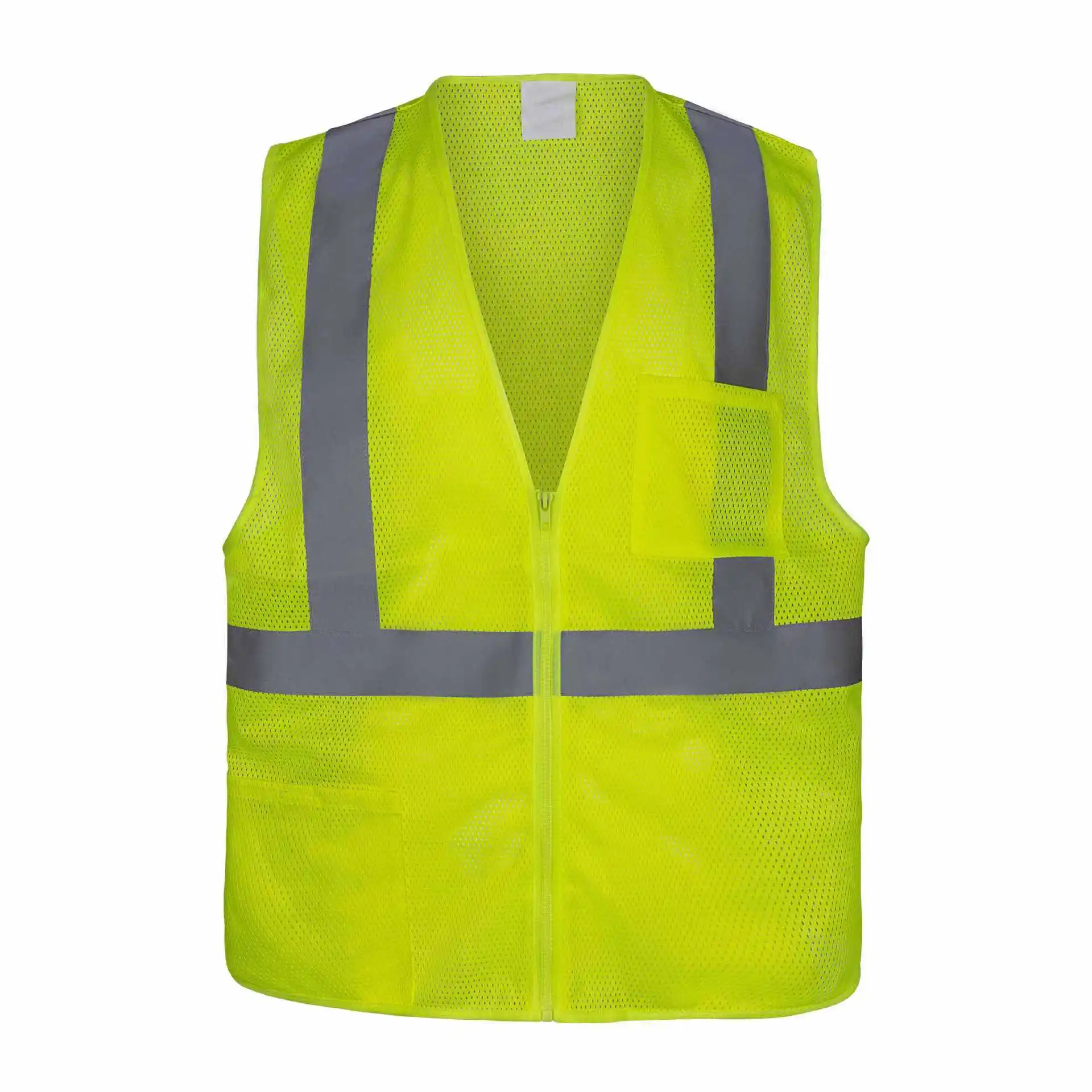 Customized Logo High Visible Reflective Safety Vest for Construction Traffic Outside Work Riding
