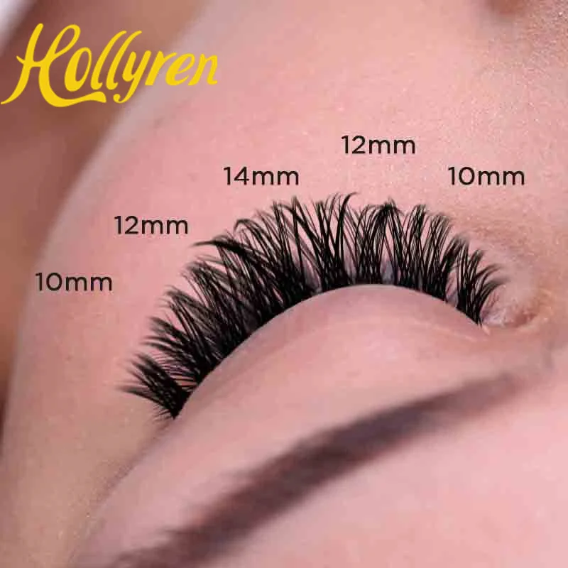 Wholesale 0.1mm Thin Band Lash Clusters Private Label Knot Free Individual Cluster Lashes Extension Custom Segmented Eyelash Box