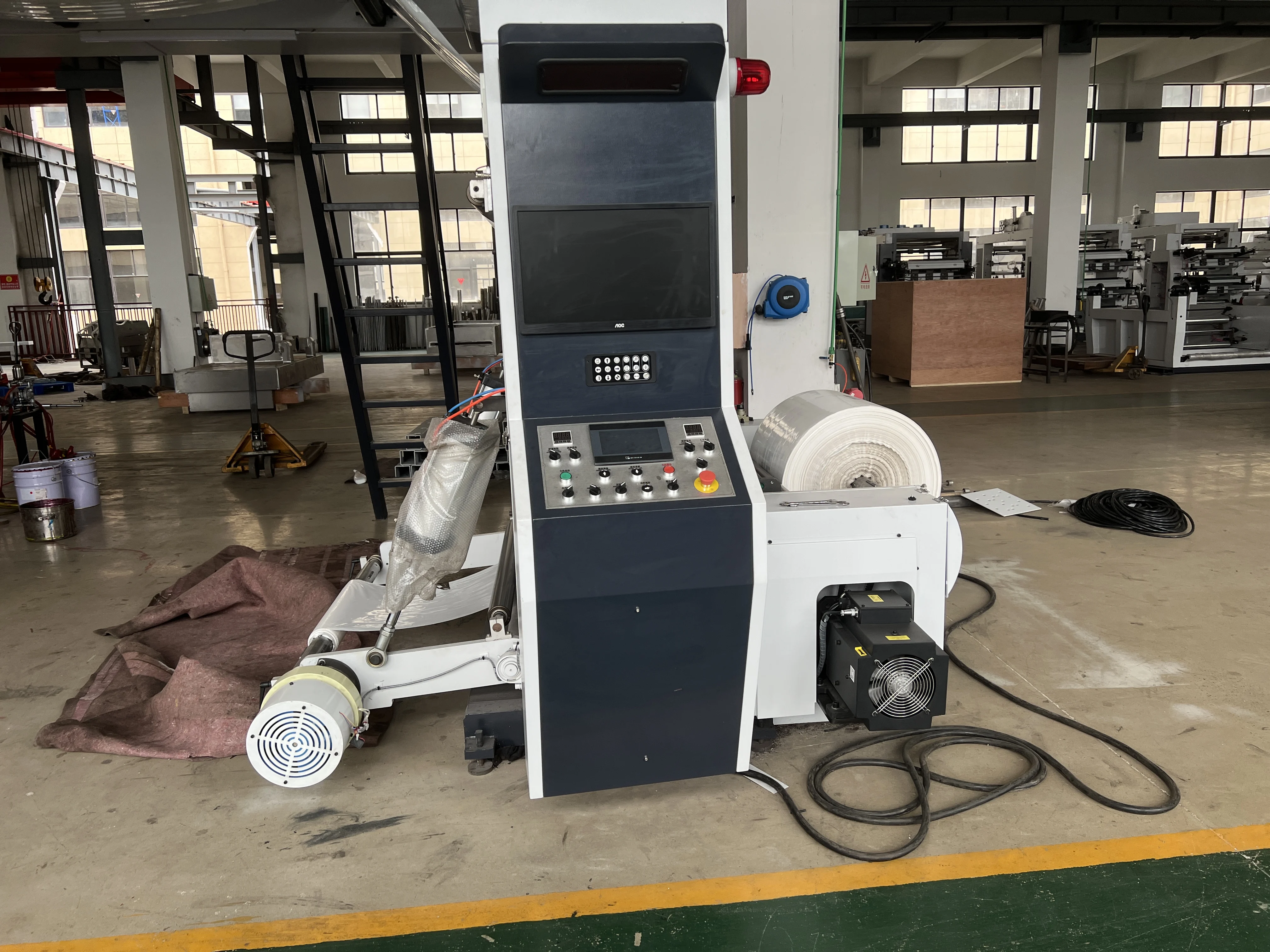 CI type High Speed roll to roll water based ink flexo printing machine for paper/film Flexographic Printer