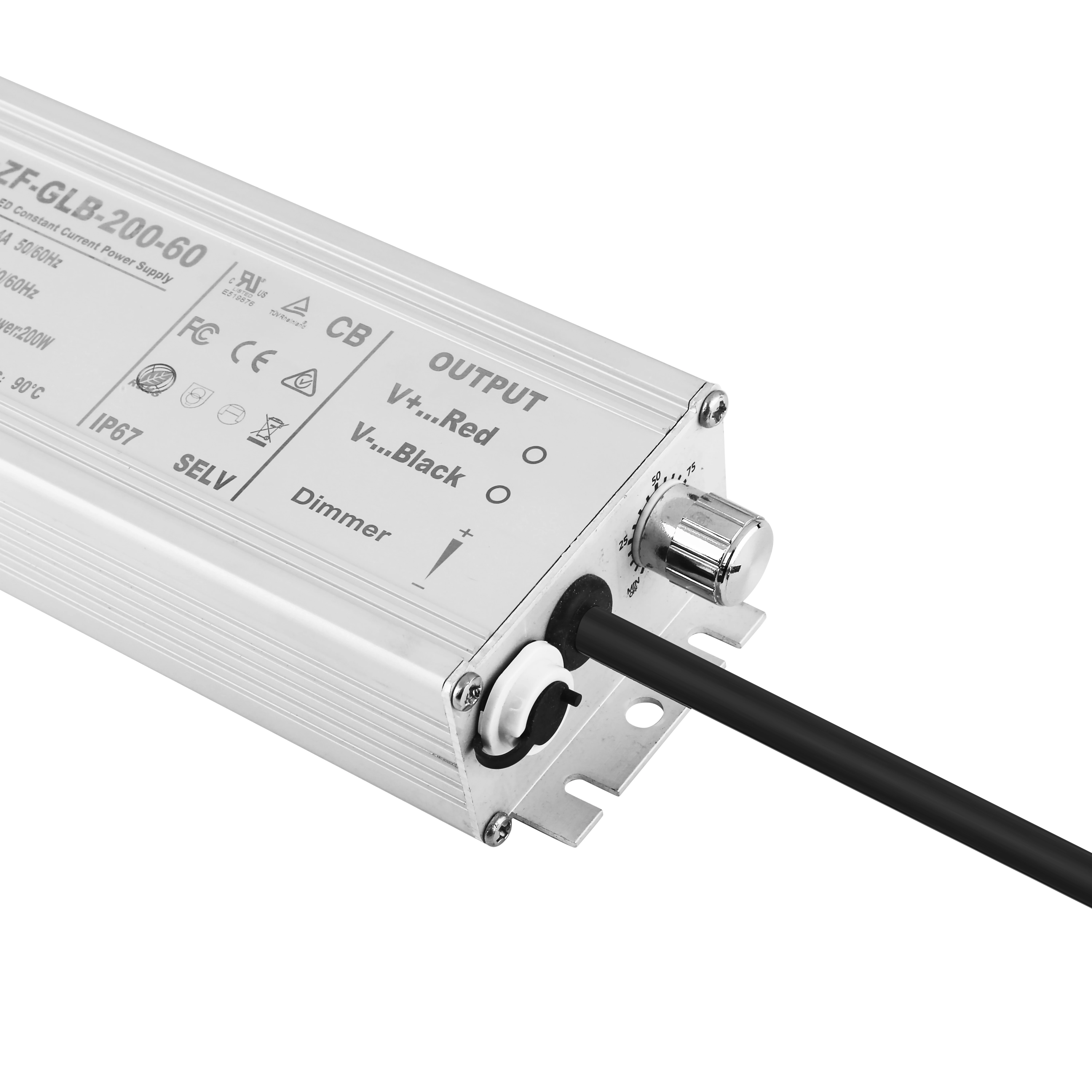 Wholesale IP67 Waterproof LED Switching Power Supply Dual AC Output 12V 24V 100w 200w 300w LED Driver