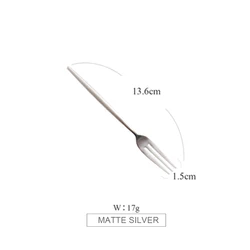 stainless steel 18/10 dessert cake fruit fork set