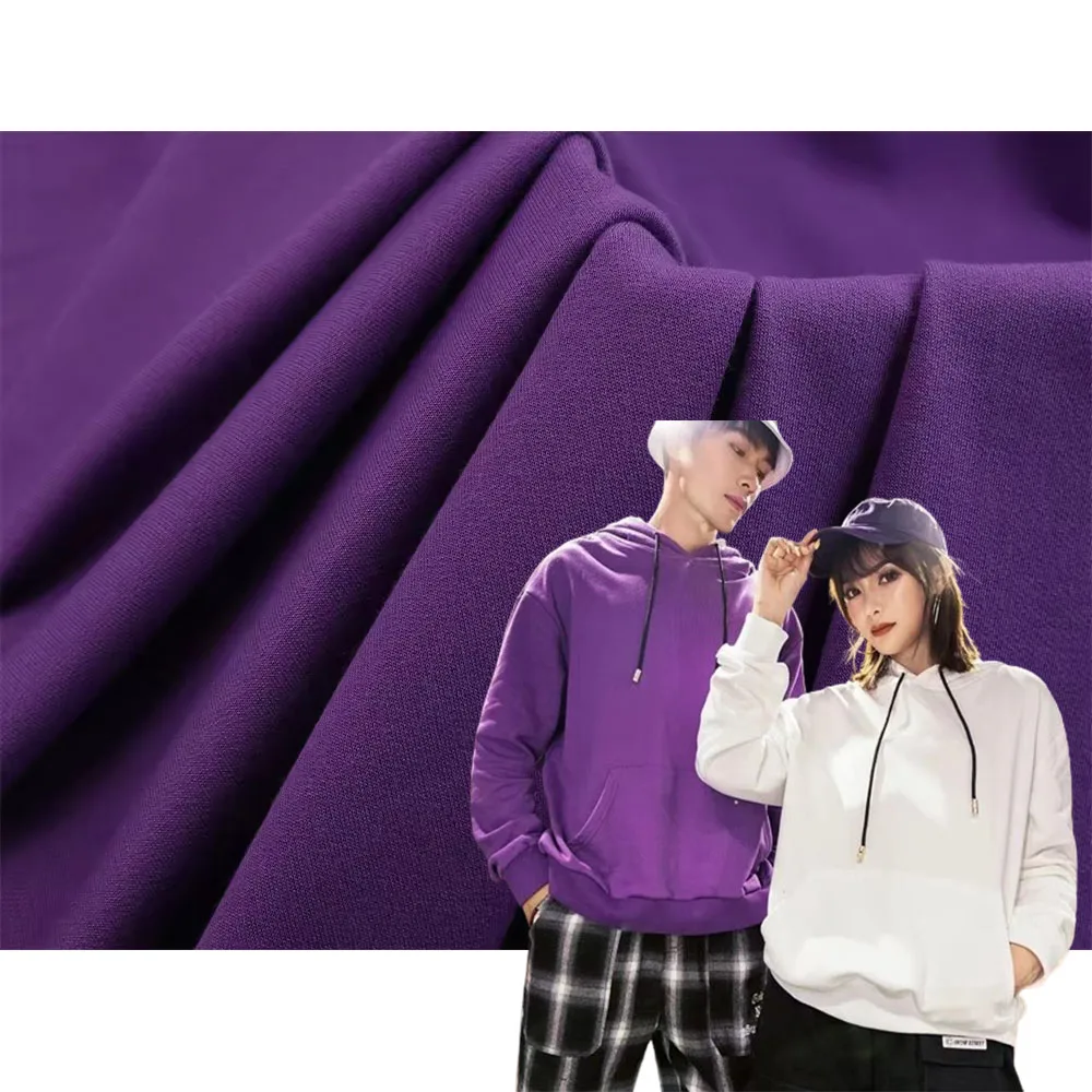 W230 Factory French Terry Cloth Fabric Ready Stock Polyamide Fabric 30 Spoly Yarn Sport Wear 100%Polyester Fabric