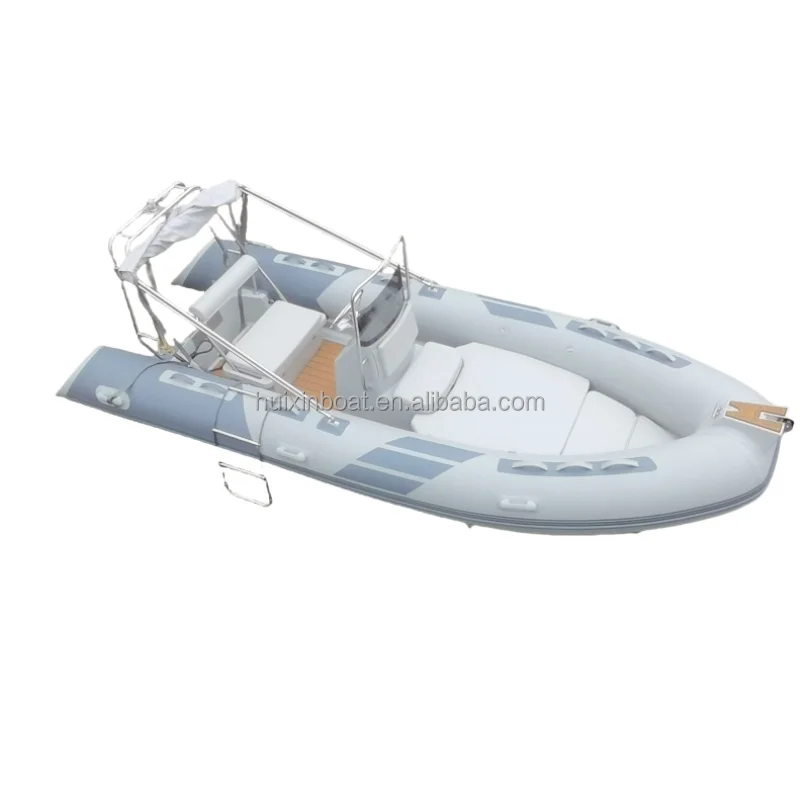 hot sale New  design 16ftHypalon fabric / PVC 480 cm inflatable rib boat with console for 8 person