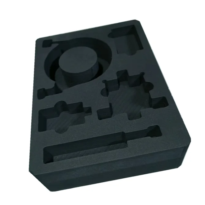 Customized Packaging Lining Foam Box Die Cut EVA Foam protective Insert Protection Wine Bottle Foam
