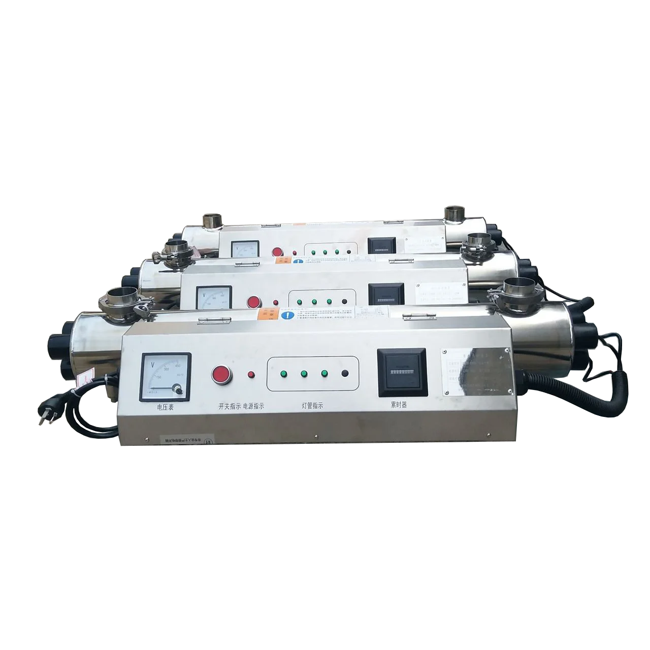 12W85W125W оборудование для обработки пищи и воды стерилизатор из нержавеющей стали 304 Ультрафиолетовый