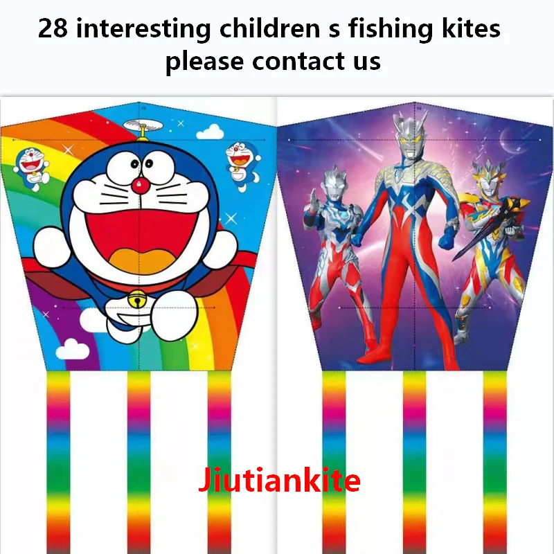 High quality multi-color fly fishing kite cheap children outdoor kite toys