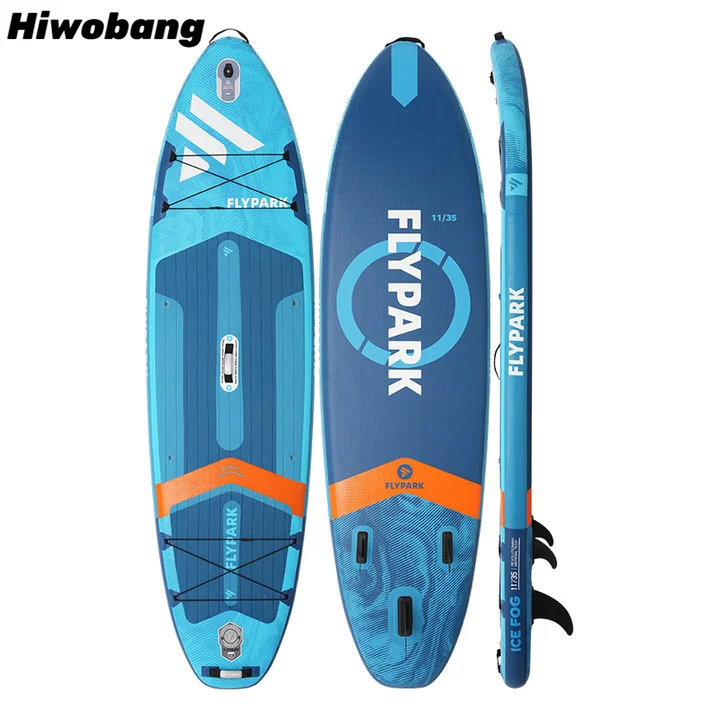 Hiwobang 2024 новый стиль SUP надувная доска для серфинга с Веслом водных видов