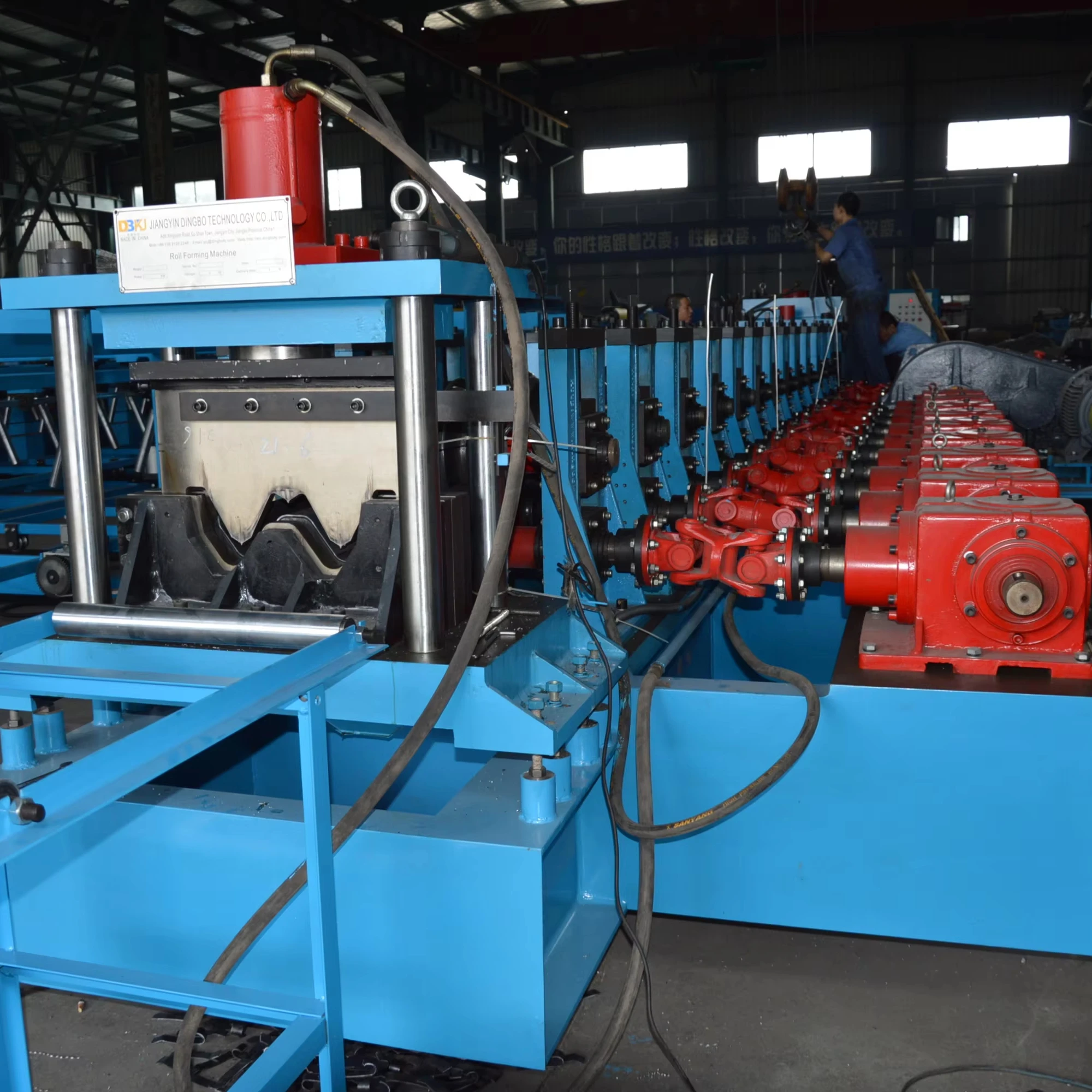 Hot sale High Grade Highway metal Crash Barrier Making Machine