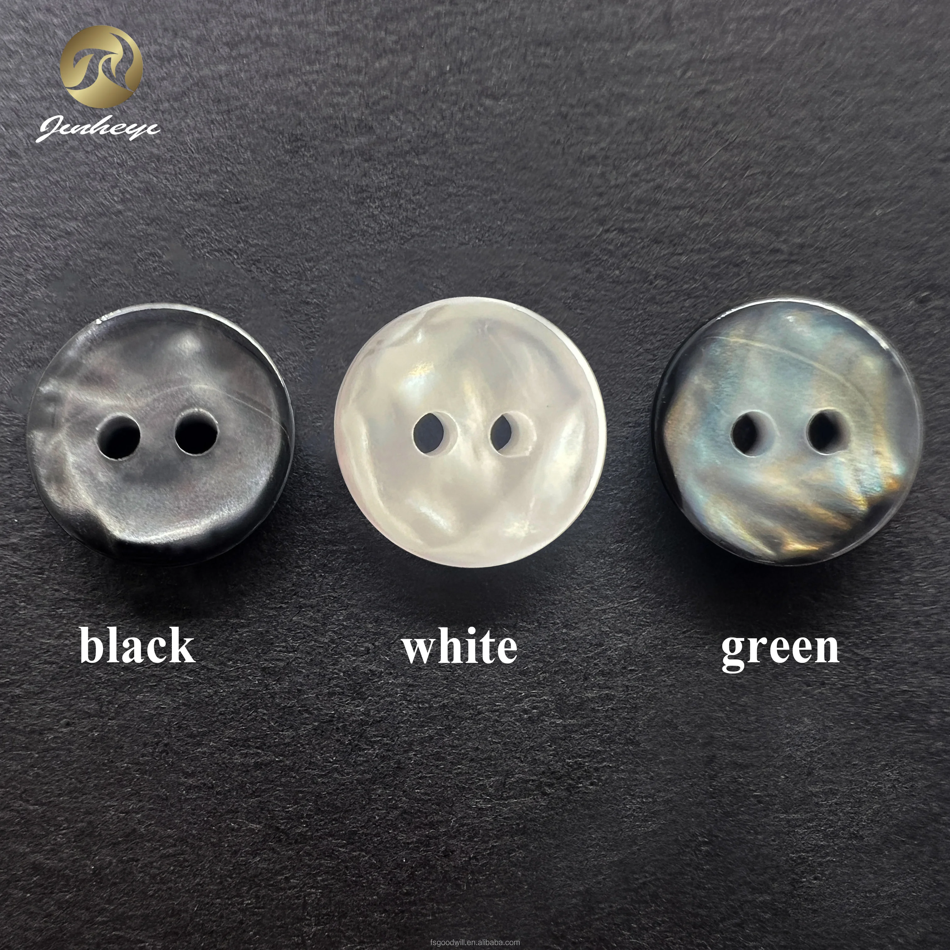 Shiny Surface Imitation Shell Button High Class High Quality 2 Holes Plastic Resin Button For Garment Shirt