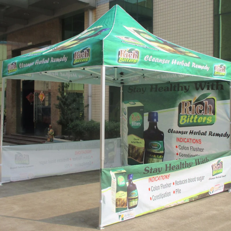 Waterproof 10*10ft aluminum folding pop up outdoor custom canopy tent for events