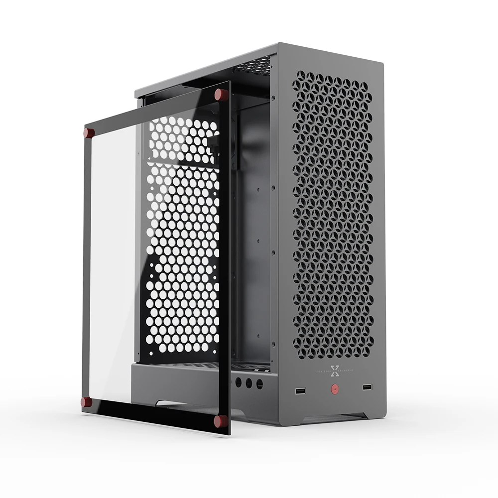  Мини-корпус MATX C1 корпус из алюминиевого сплава для ПК настольное шасси «сделай сам» с установкой игр и домашнего