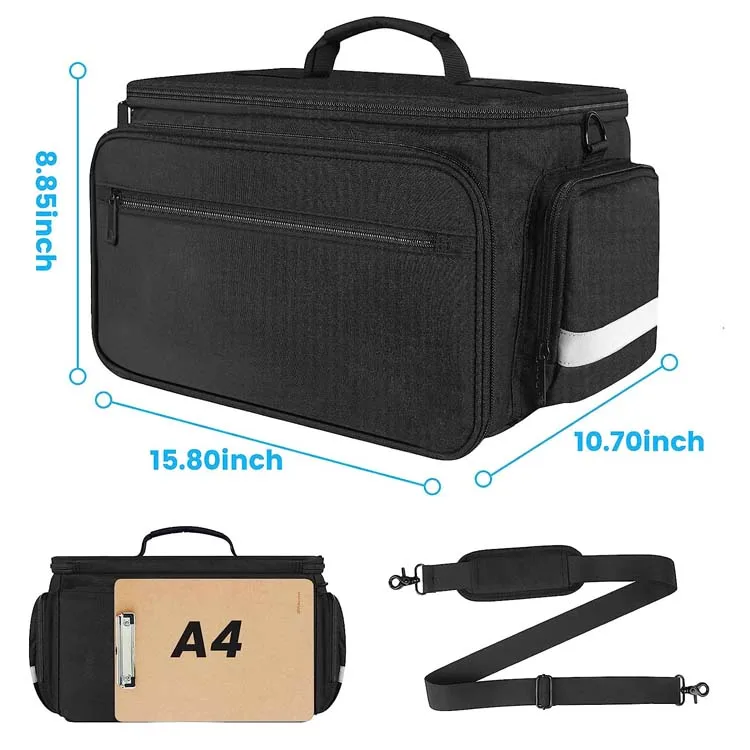 Water-Resistant doctor Medical Equipment Bag home health nurse medical bag Adjustable Divider