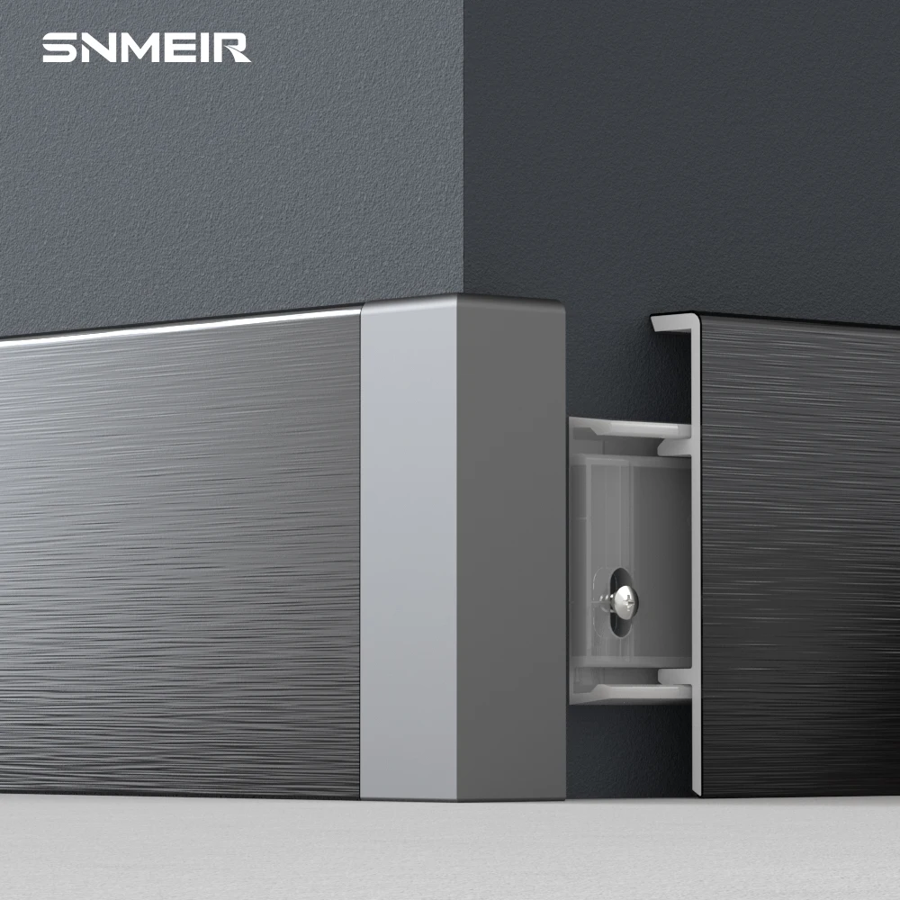 Senmry Skirting Profiles Metal Stainless Steel 304 Skirting Board Flooring Accessories And Decorative Stainless Steel Skirting